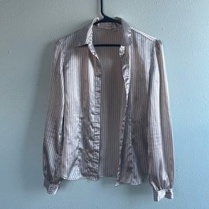Silky Button Up